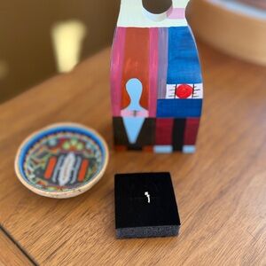 Tawapa Haley Nose Ear Piercing Jewelry 14k gold real diamonds. Threadless top.